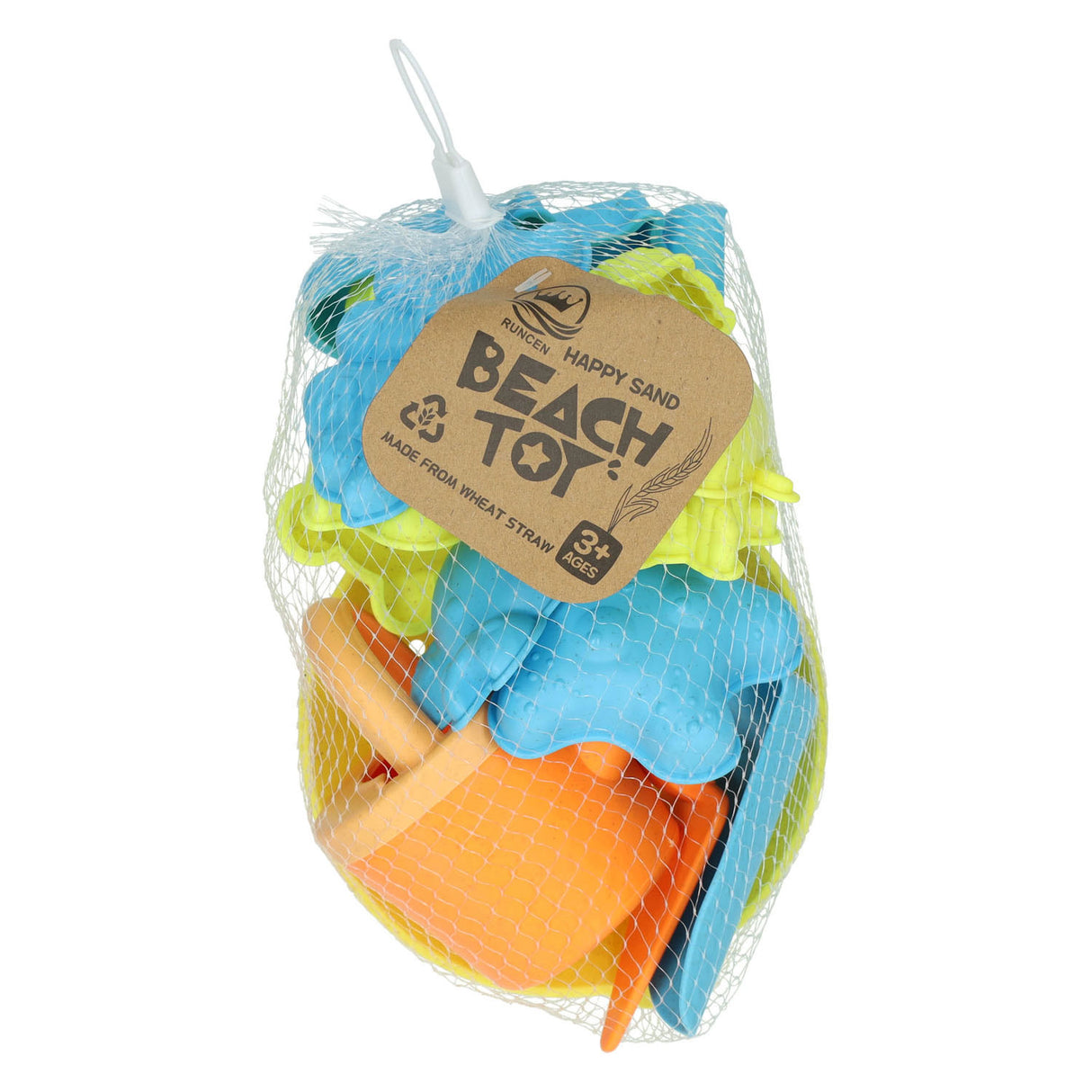 Bio-plastic sand set animals