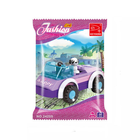 Lobbes bouwset zomerauto cabrio - 56dlg.