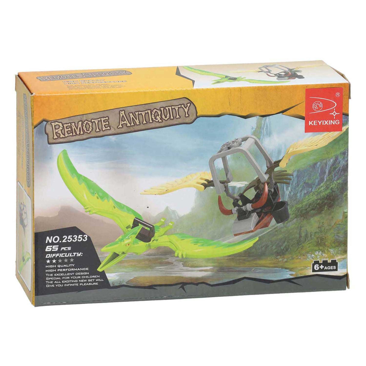 Lobbes bouwset dino vliegmachine - 65dlg.