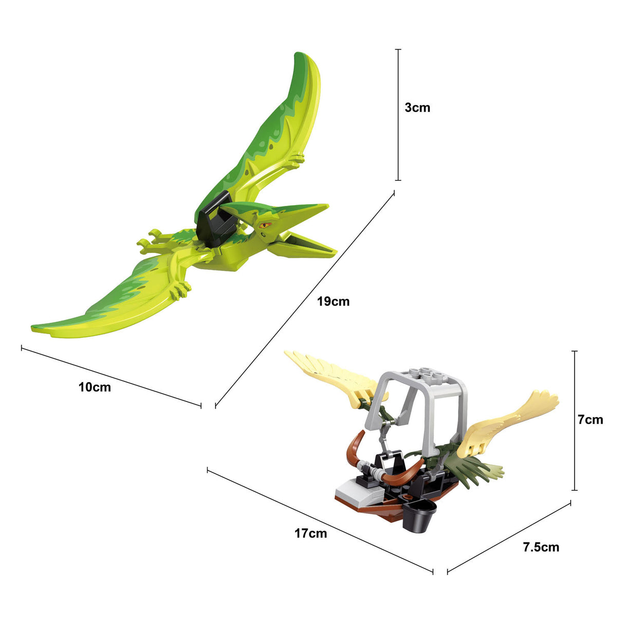 Lobbes bouwset dino vliegmachine - 65dlg.