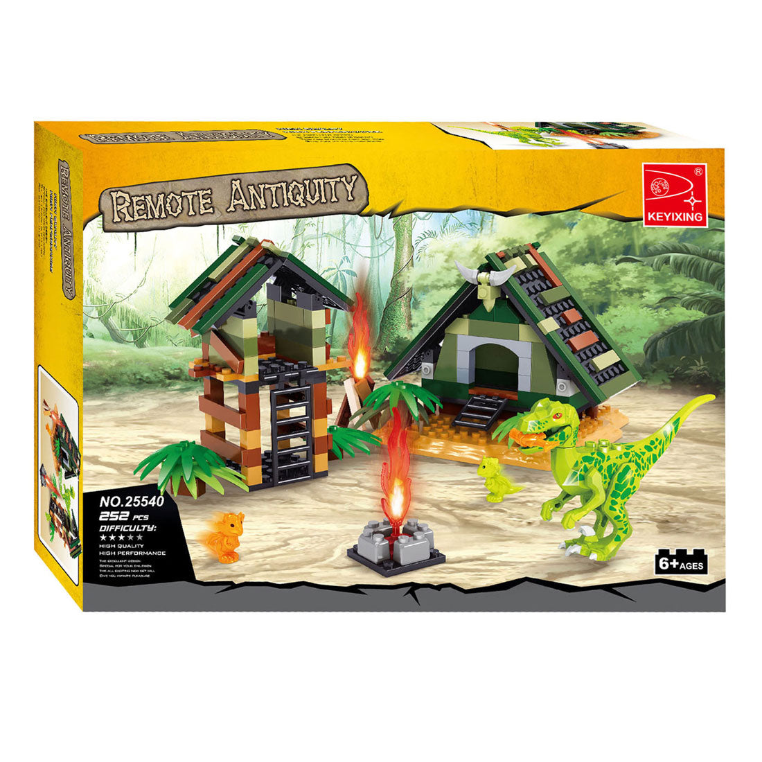 Construction set dino enclosure - 252 pieces.