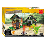 Construction set dino enclosure - 252 pieces.