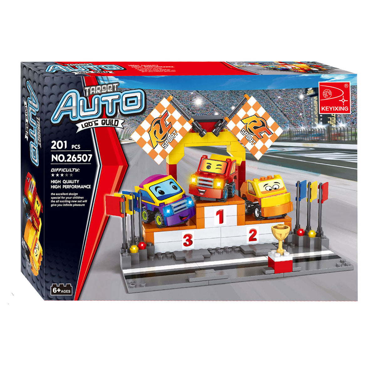 Car construction set - 201 pcs.