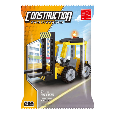 Lobbes bouwset constructie heftruck - 74dlg.