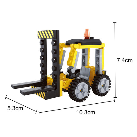 Lobbes bouwset constructie heftruck - 74dlg.