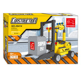Forklift construction construction kit - 195 pieces.