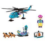 Construction set polar mission heli dog sled - 248 pcs.