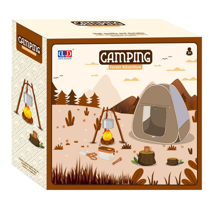 Kampeerset tent speelset, 34dlg.