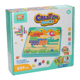 Insert mosaic blue, 249 pcs. (8 cards)