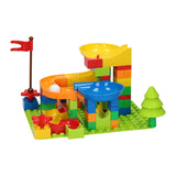 Marble track blocks building set - 101 pieces.