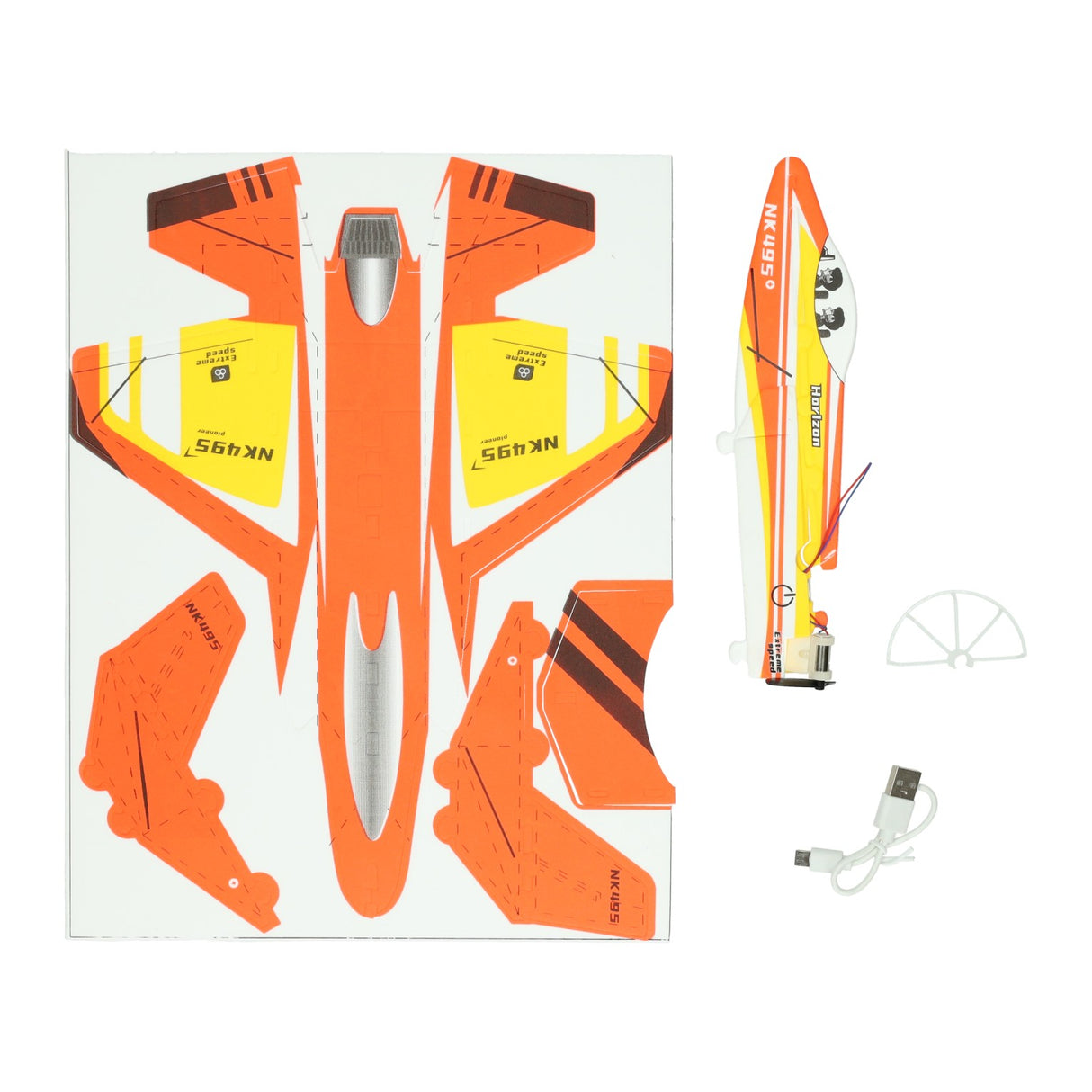 Fliger Konstruktioun Set mat schaffende Propeller