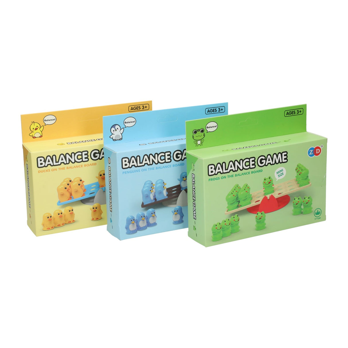 Mini balance game animals