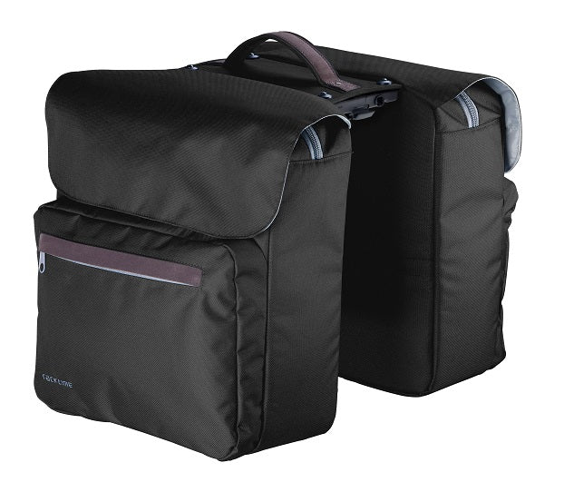 KT Tubus Racktime Ture Double Rower Bag Snapit 2.0 Sain Black