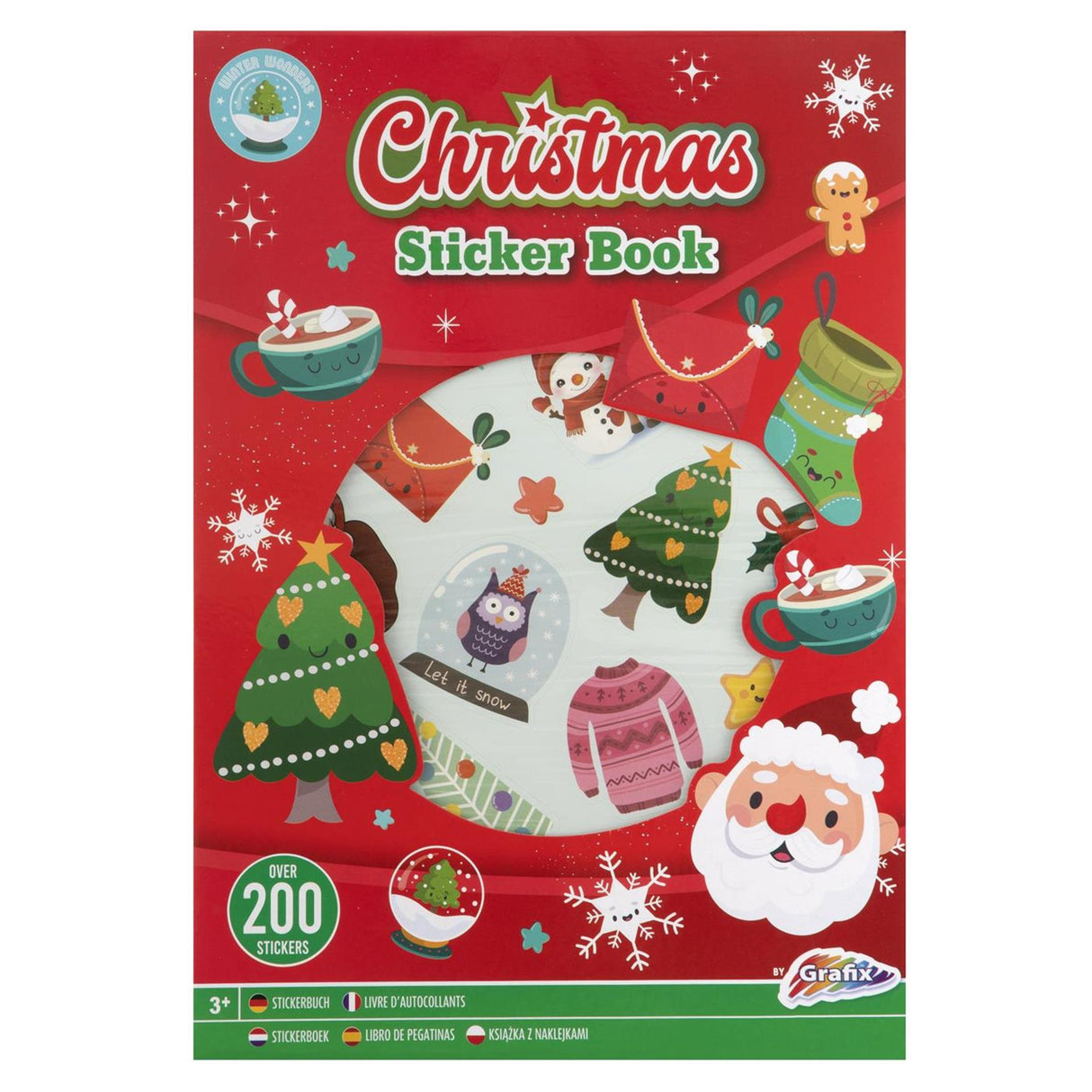 Grafix sticker book A4