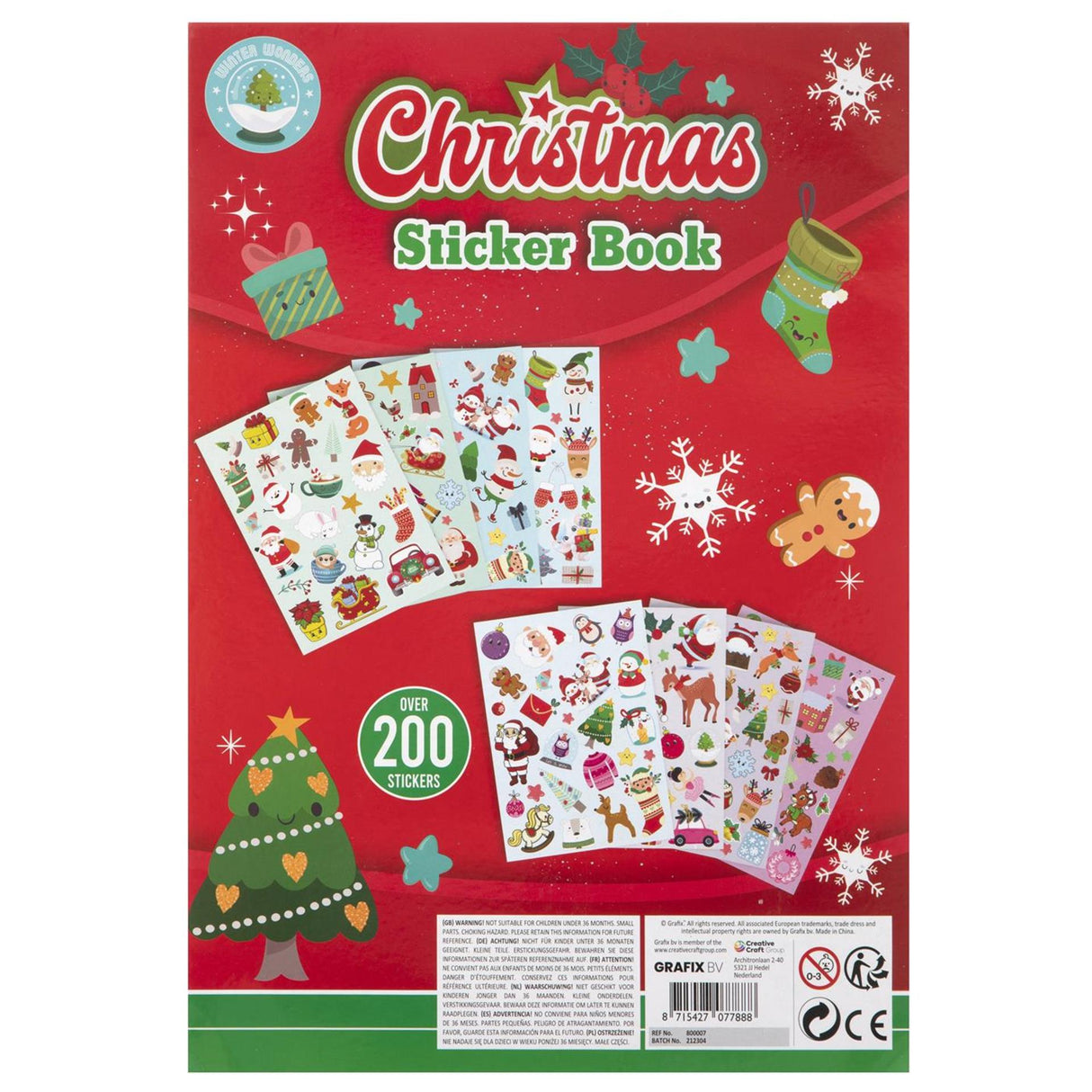 Grafix sticker book A4