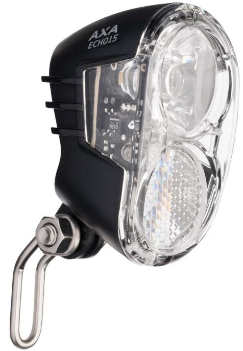 AXA Headlight Echo 15 Switch on from Led Dynamo Black