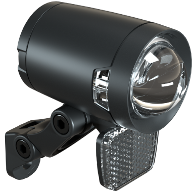 Sturmeyarcher Koplamp H-Black dynamo aan uit functie met houder 200 lumen