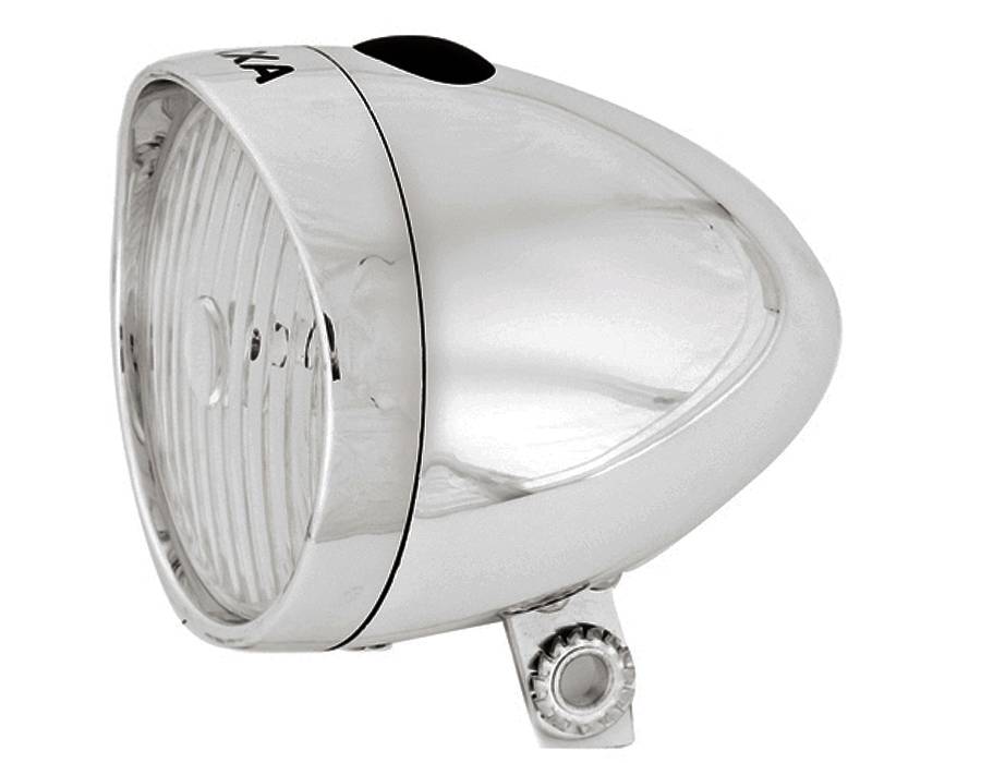 AXA Headlight Bicycle Classic Chrome