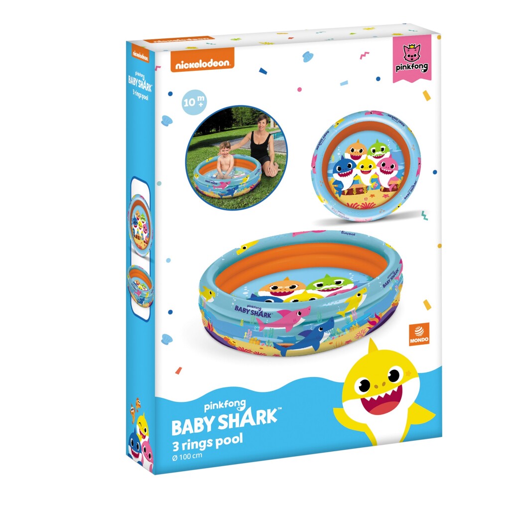 Mondo Baby Hai 3-Ringe Schwimmbad 100 cm