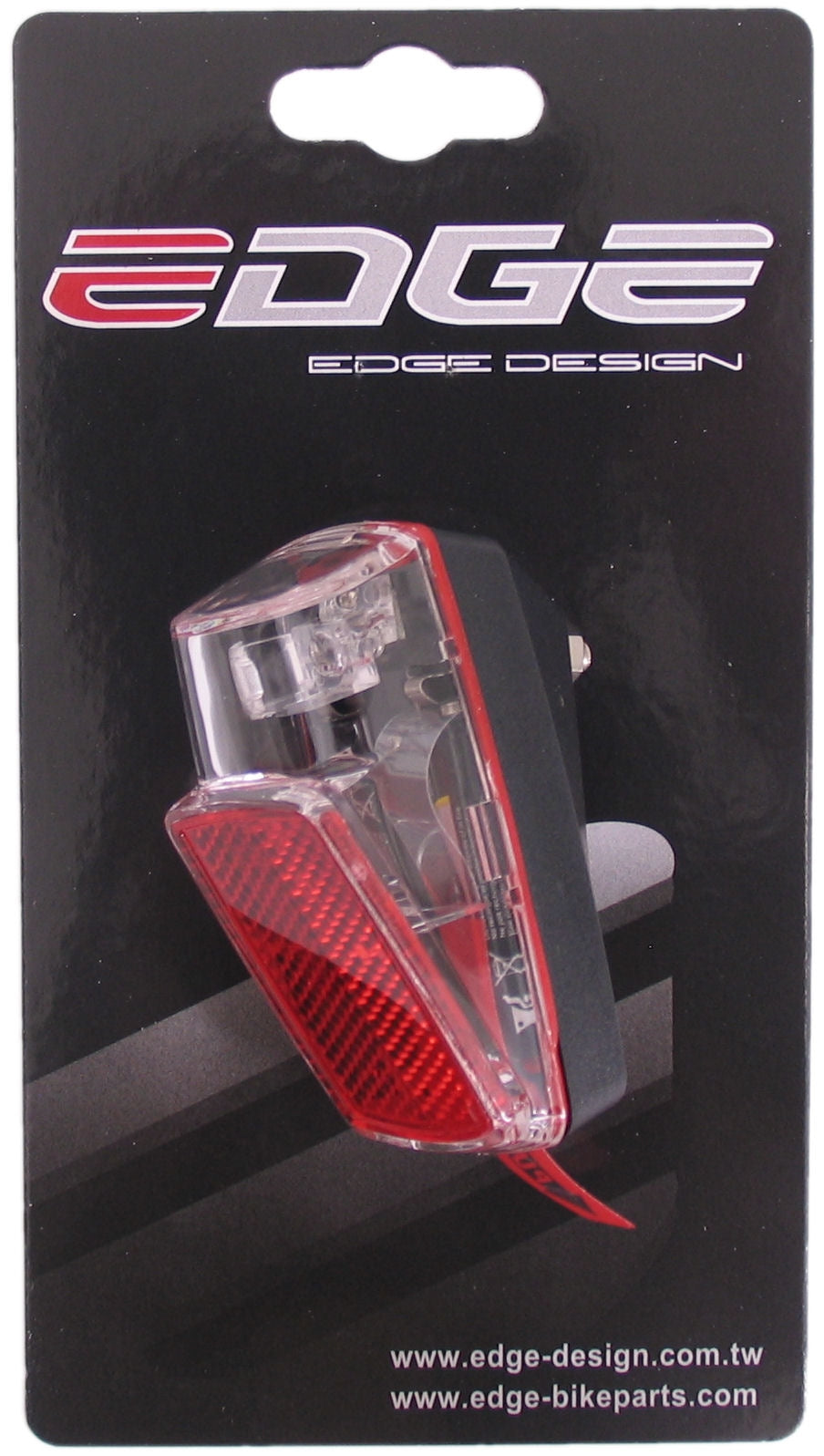 Edge Rear light fender Vida 1 LED including batteries (on card)