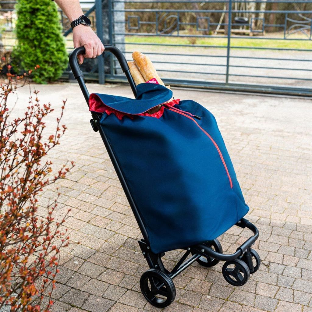 Vileda Vileda Gimi Shopping Trolley Twin Blue