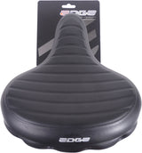 Edge Bicycle Saddle Urban XL Wave Black