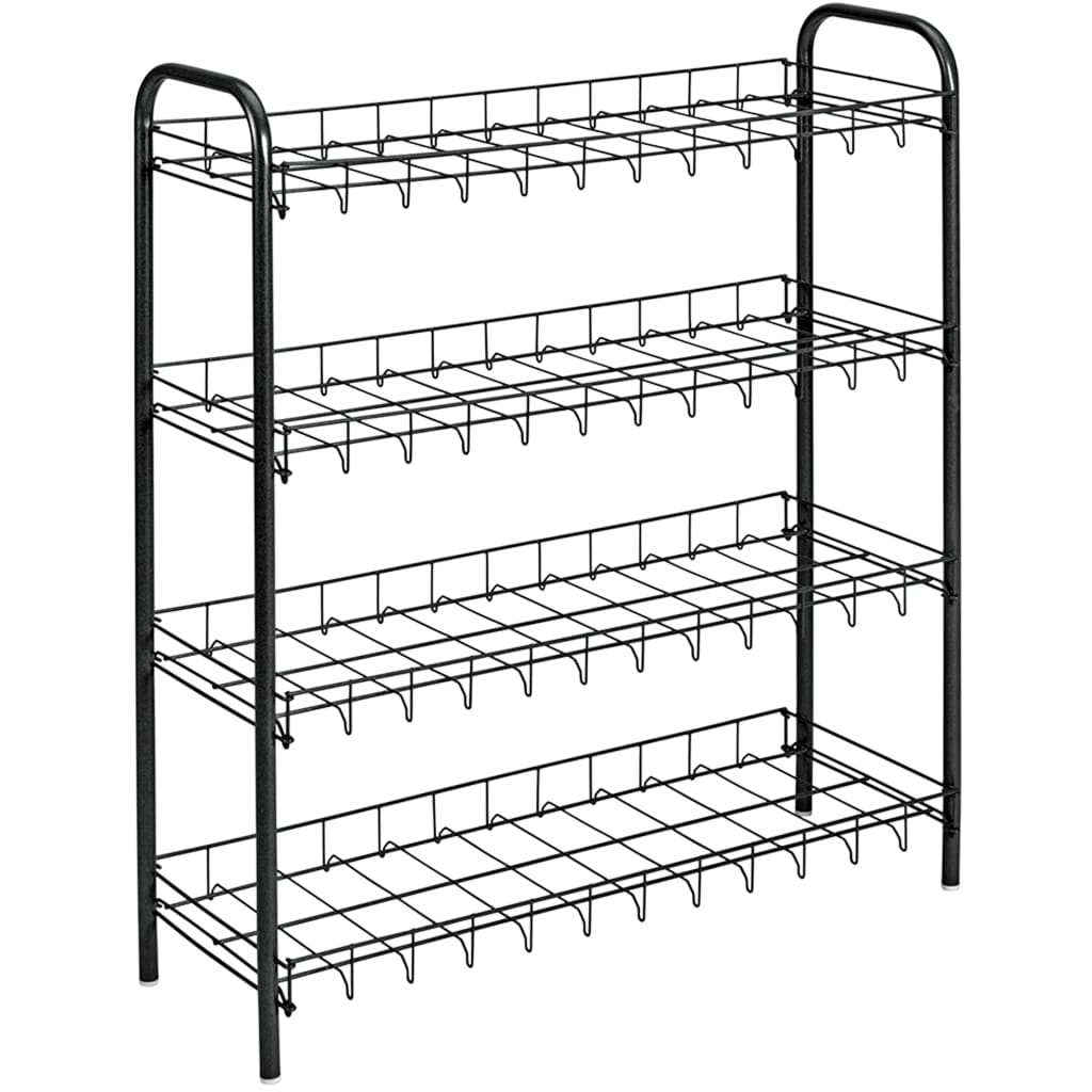 Metaltex Metaltex Shoe Rack Shoe 4 capas 4 Negro