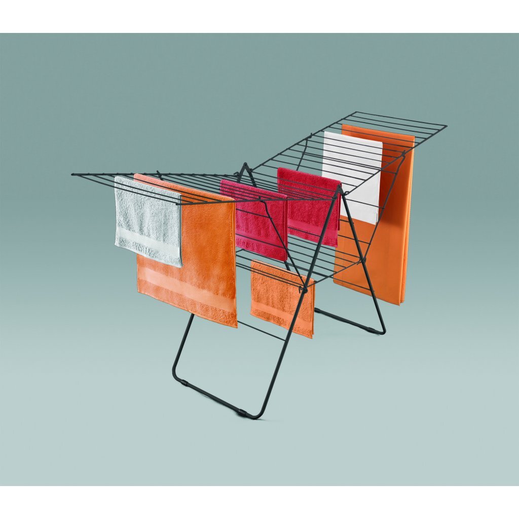 MetalTex Amsterdam Draogk 32 M Drooglijn 208x64x104 cm svart