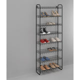 Metaltex Shoe Shoe Rack 8 floors 64x23x165 cm Black