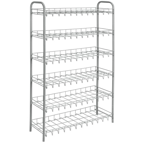 Metaltex Metaltex Schoenenrek 6-laags Shoe 6 zilvergrijs