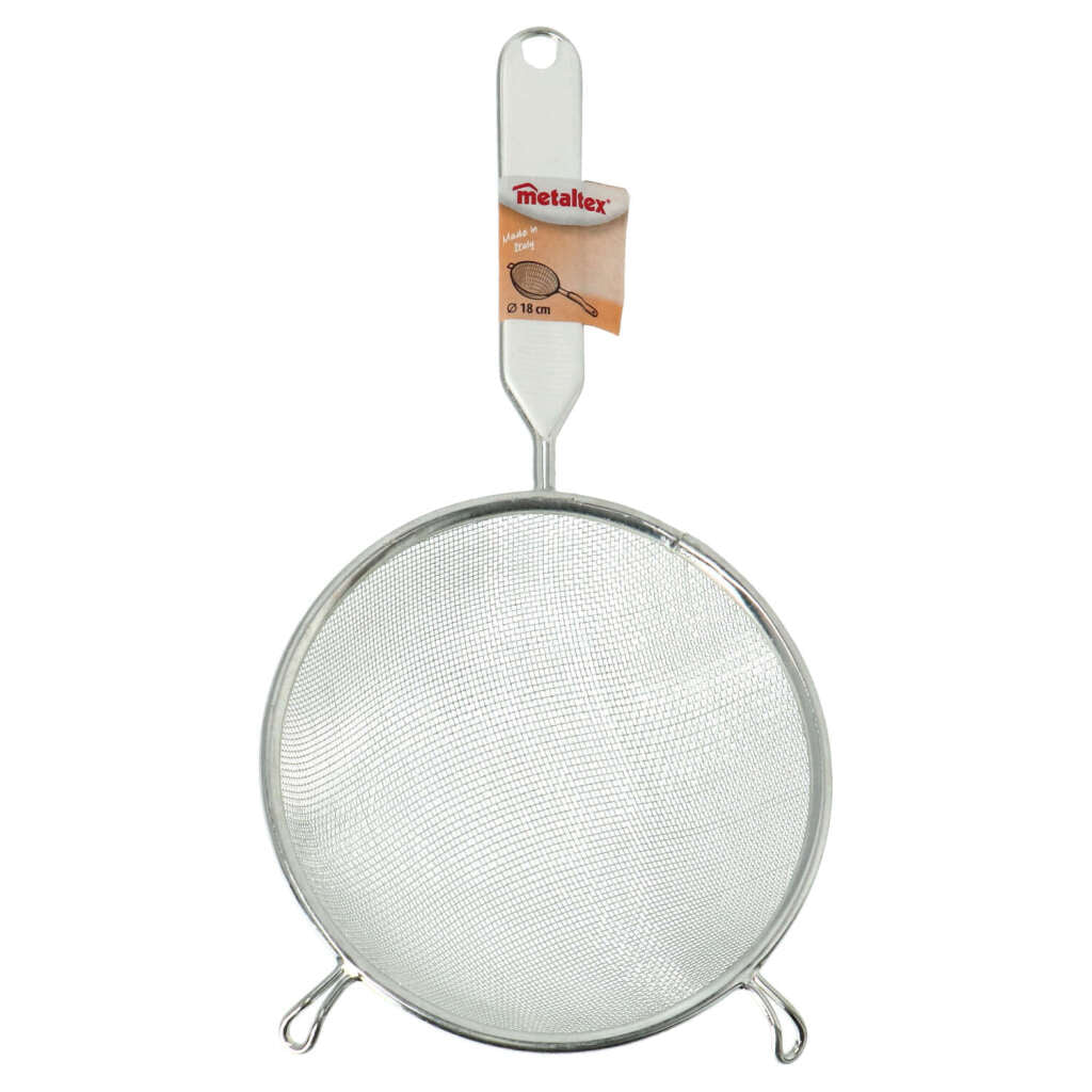 Metaltex Metaltex Sieve 18 cm stainless steel white