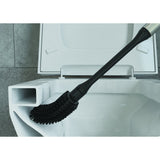 Metaltex Cleany Toolet Brush + uchwyt 13x8x47 cm Czarna stal nierdzewna