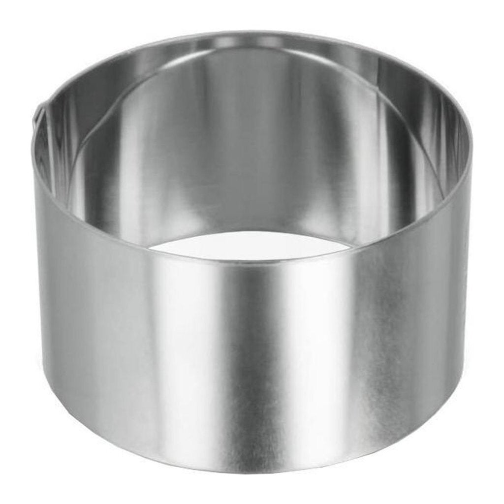 Metaltex baking ring 8x4.5 cm stainless steel