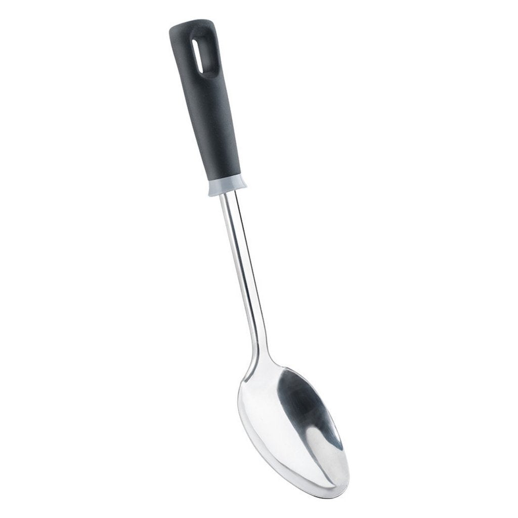 MetalTex Maximo Server spoon 34 cm Stainless steel Black