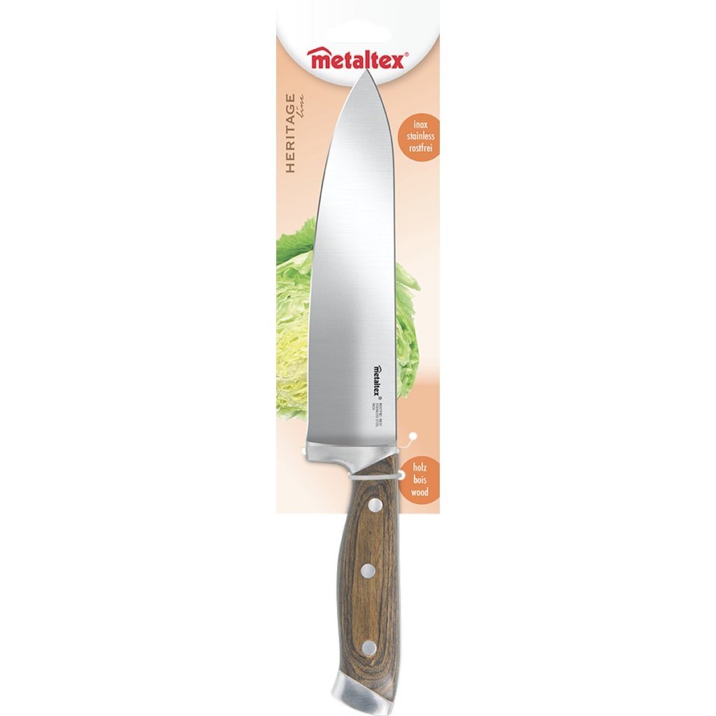 Metaltex Heritage Chefs s dřevěnou rukojetí 34 cm