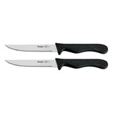 METALTEX BASIC LINE Steak knives 2 stainless steel black