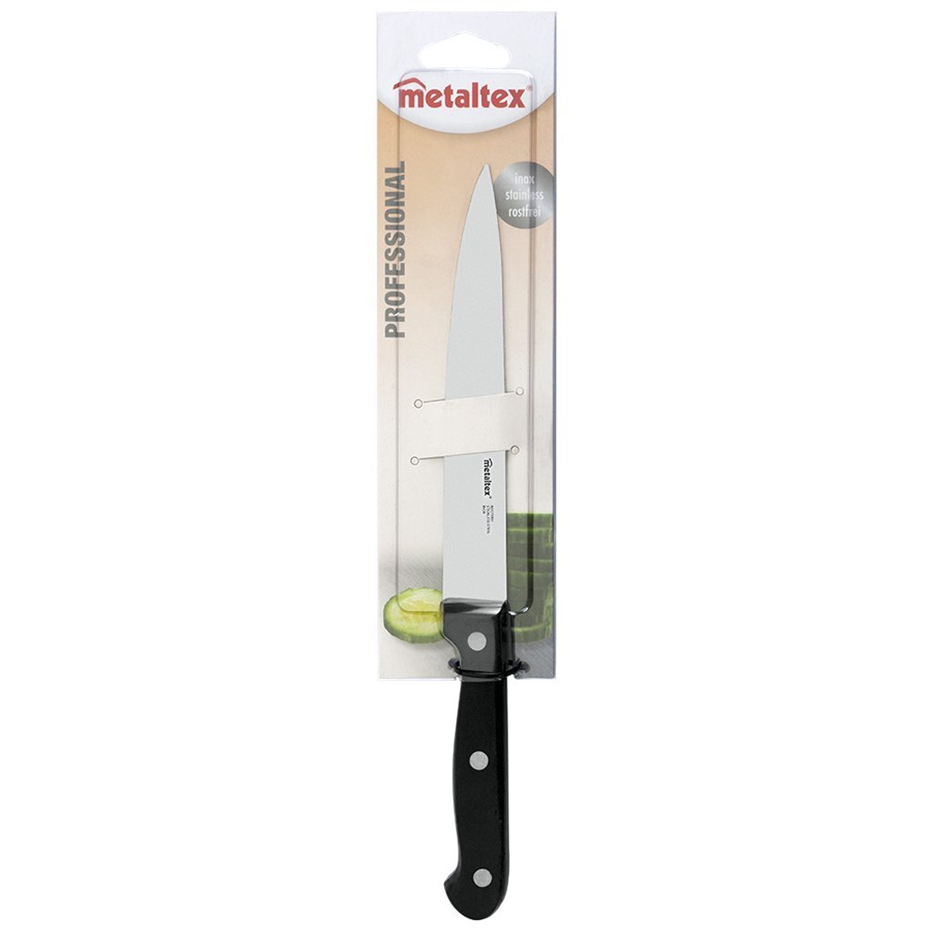 MetalTex Professional Universal Cooks Mess 28 cm svart rostfritt stål