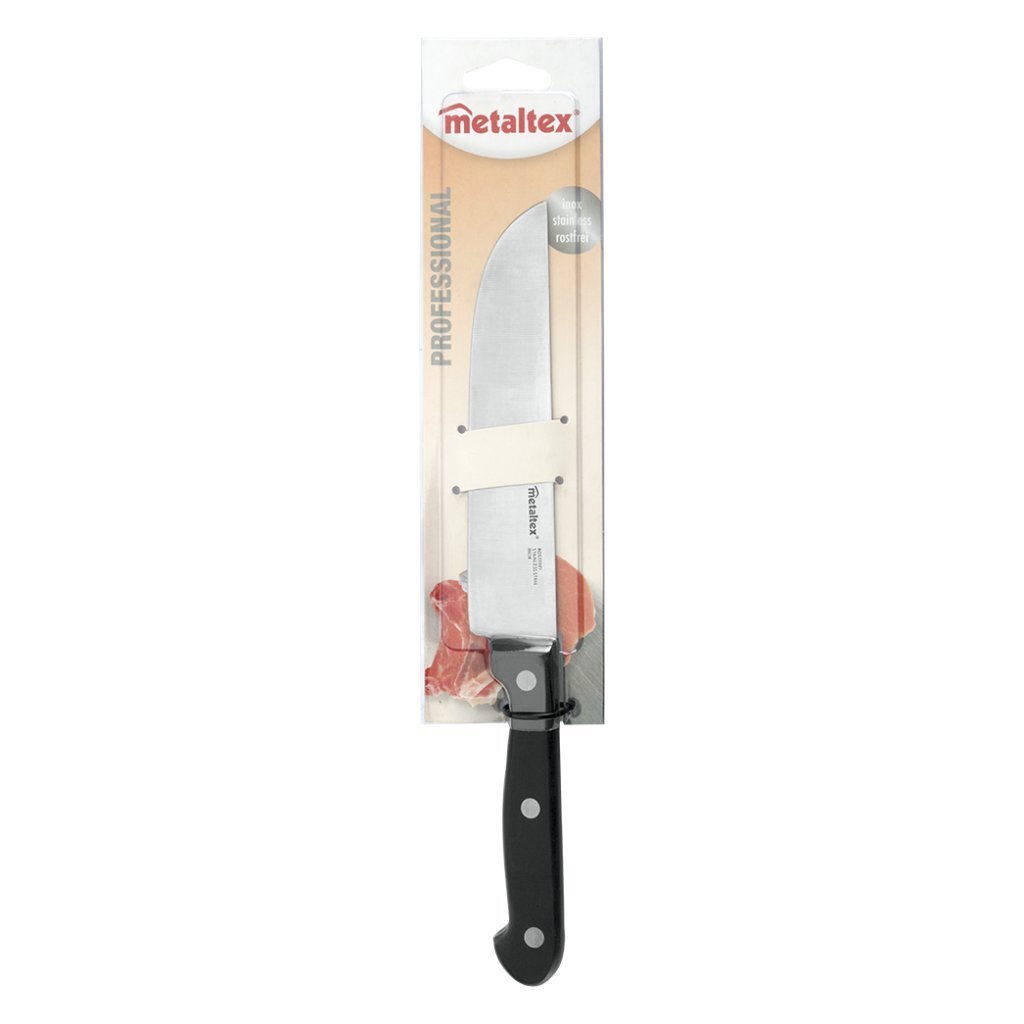 Metaltex professionelle Köche 28 cm schwarzer Edelstahl