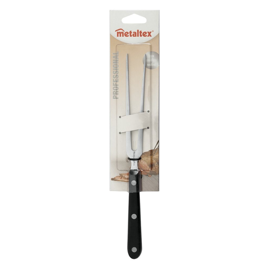 MetalTex Professional Fork 28,5 cm rustfritt stål svart