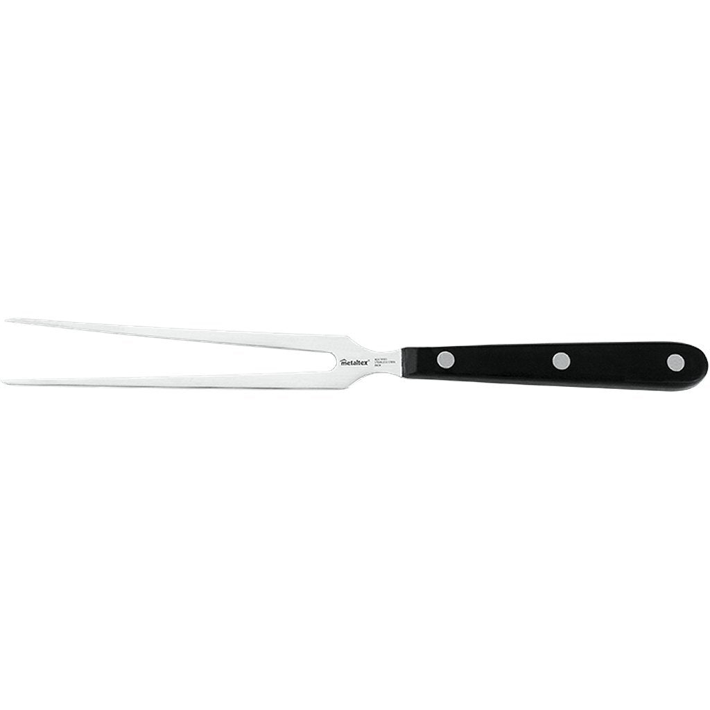 MetalTex Professional Fork 28,5 cm czarna stal nierdzewna