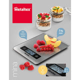 Metaltex Metaltex Kitchen Helpers Mina Digitale Keukenweegschaal RVS