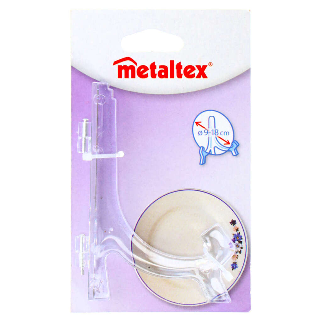 Držák pokožky Metaltex 9-18 cm Akryl Transparent