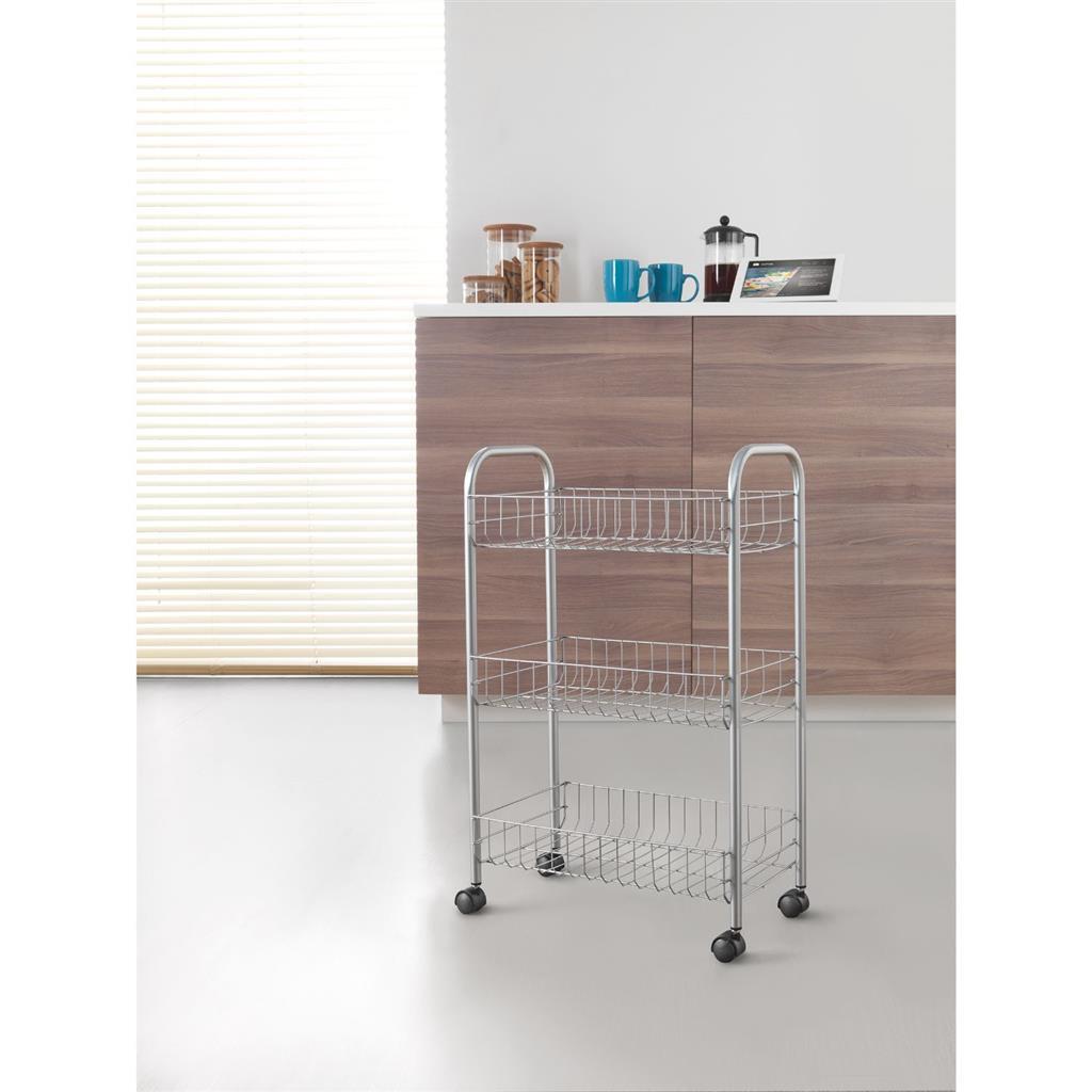 Tomado-metaltex tomado metaltex cucina da bagno carrello bagna Lugano 41x23x63 cm ruote