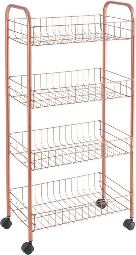 Metaltex Metaltex Szafka wózka Ascona 84x41cm stalowa miedź