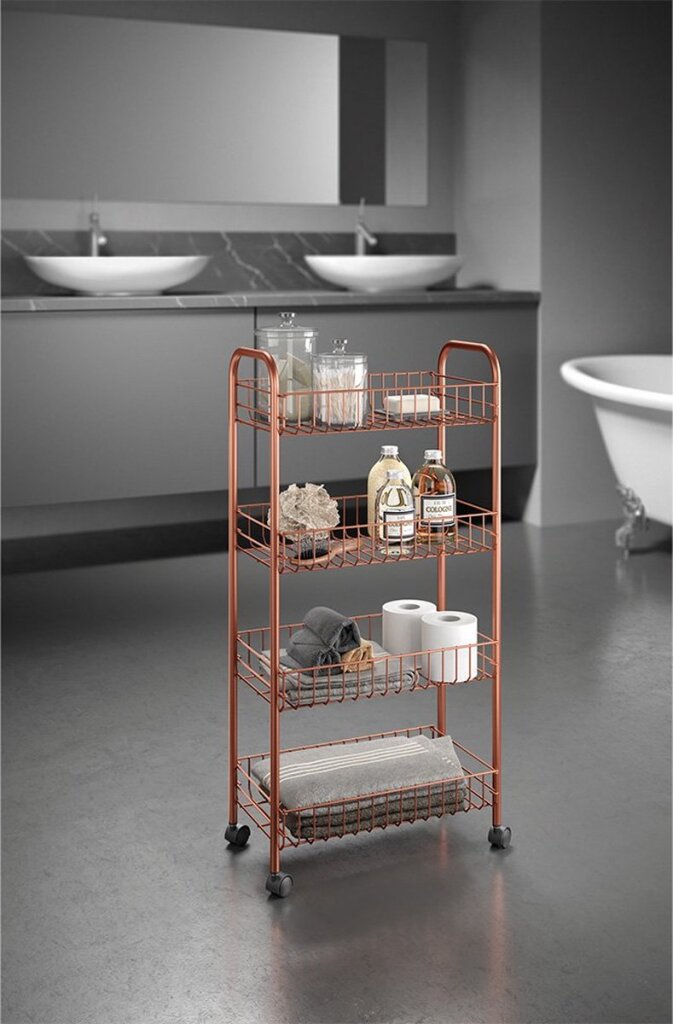 Metaltex Metaltex Trolley Cabinet Ascona 84x41cm en acier cuivre