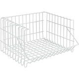 Metaltex Bernina Wire Basket Stackable 34x27x20 cm hvit