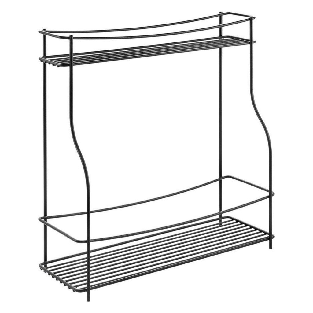 Metaltex Metaltex herb rack 2-layer Basalmico Black