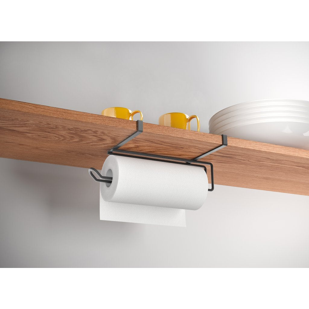 Metaltex Kitchen Roll Holder 35x18x10 cm svart