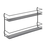 Metaltex Pepito Herb rack 2 floors 36x8x19 cm Black