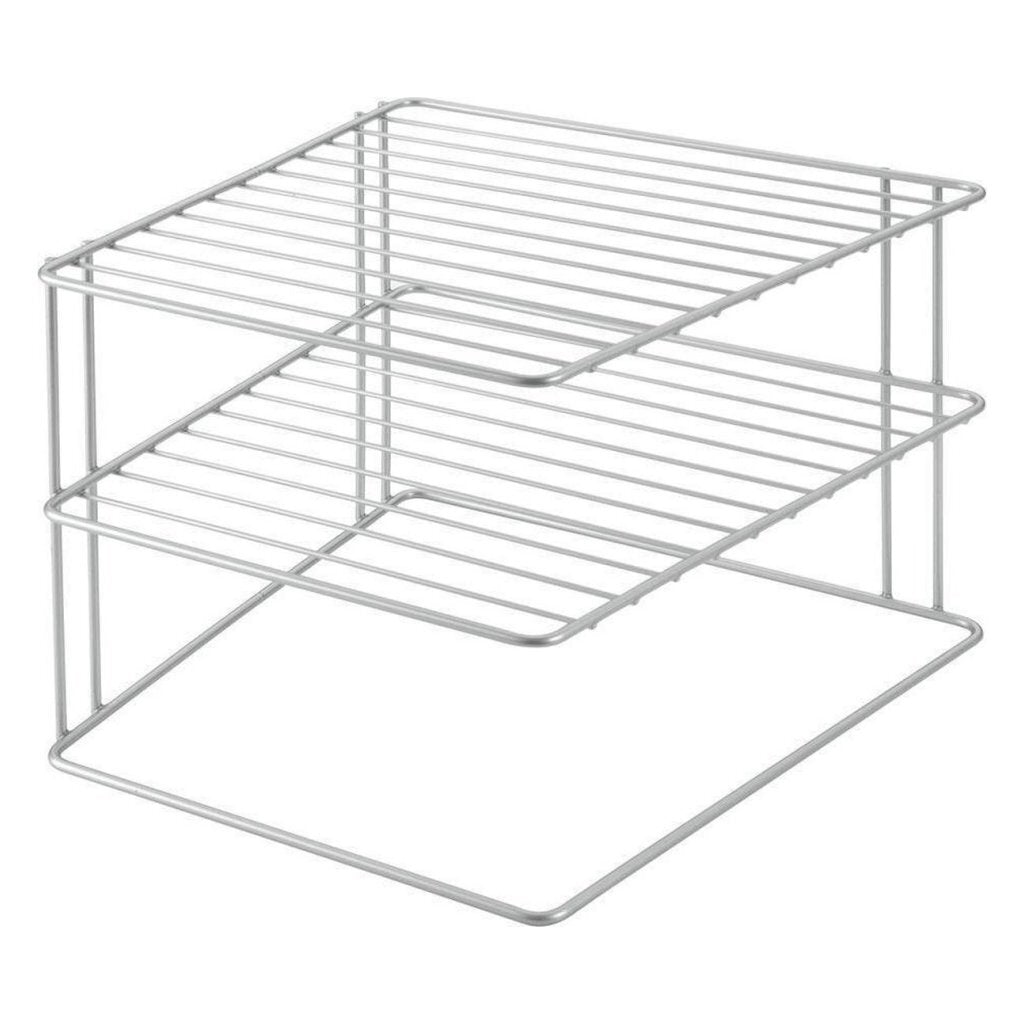 Metaltex Space Line Signal rack 2 floors 25x25x19 cm silver